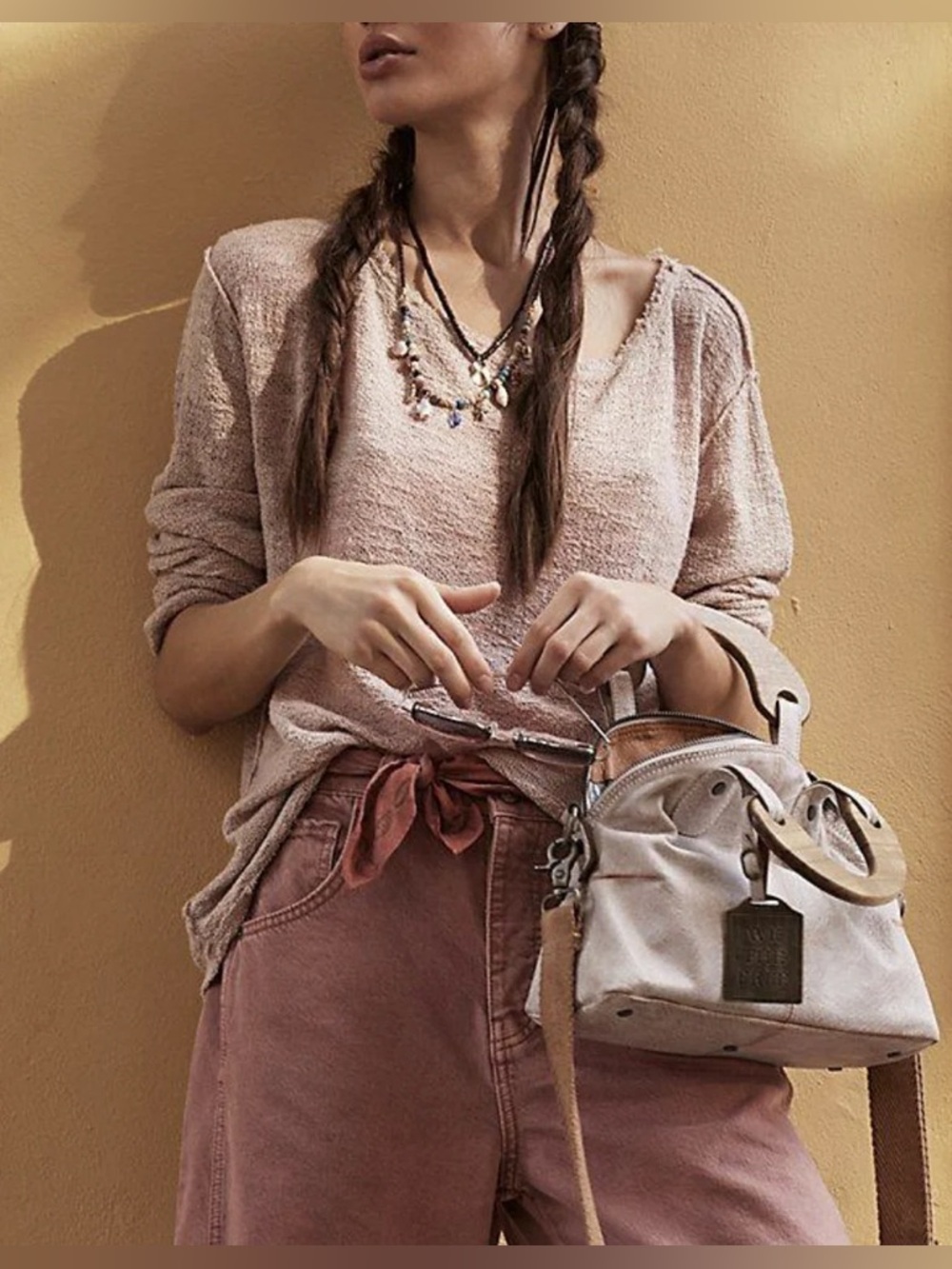 Free People tee shirt sandy top - Picture 2 of 7